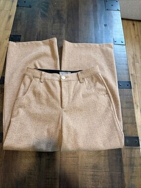 Wit & Wisdom Tan Herringbone Dress Pants